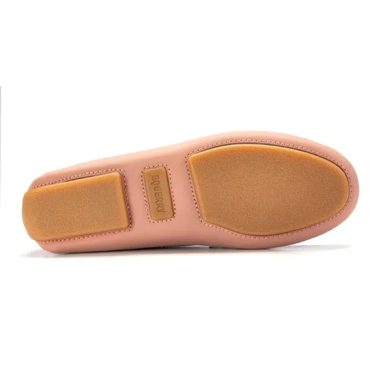 2460 - Salmon Sahara Leather Soft Loafer for Girl by London Kids