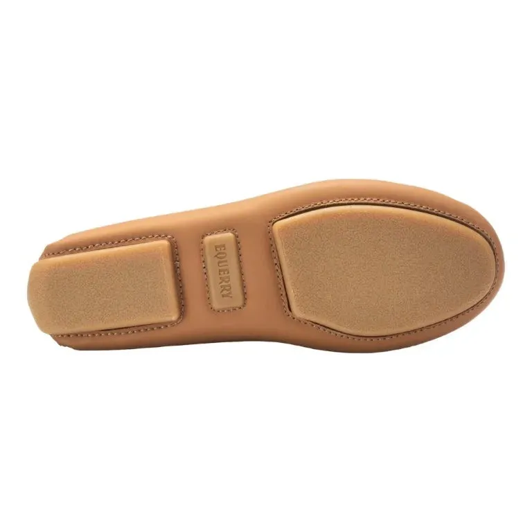 2460 - Tan Sahara Leather Soft Loafer for Girl by London Kids