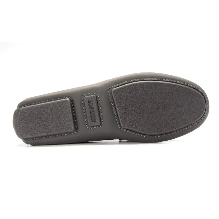 2498 - Gray Sahara Leather Soft Loafer for Girl/Teen/Women by London Kids