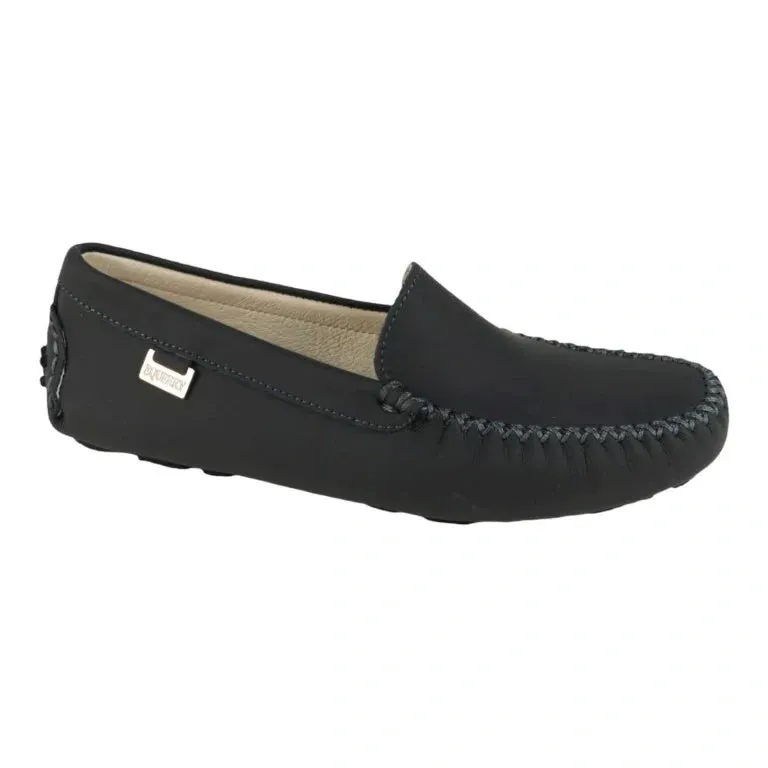 2549 - Grey Sahara Leather Soft Loafer for Girl by London Kids