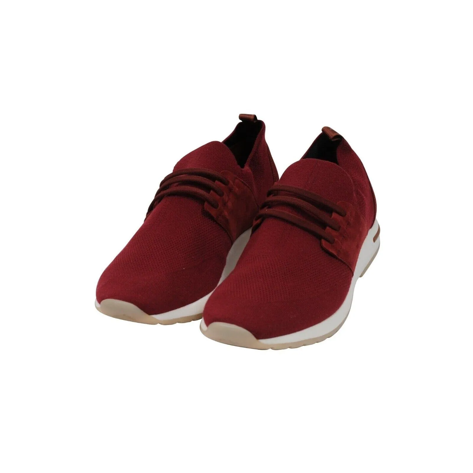 360 LP Flexy Walk Sneakers Red Slip On Lace Up