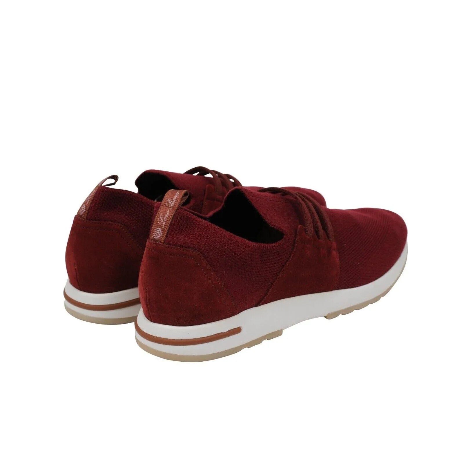 360 LP Flexy Walk Sneakers Red Slip On Lace Up