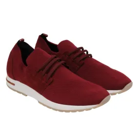 360 LP Flexy Walk Sneakers Red Slip On Lace Up