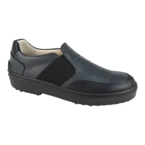 848 - Gray Soft Leather Slip On for Boy/Girl by London Kids