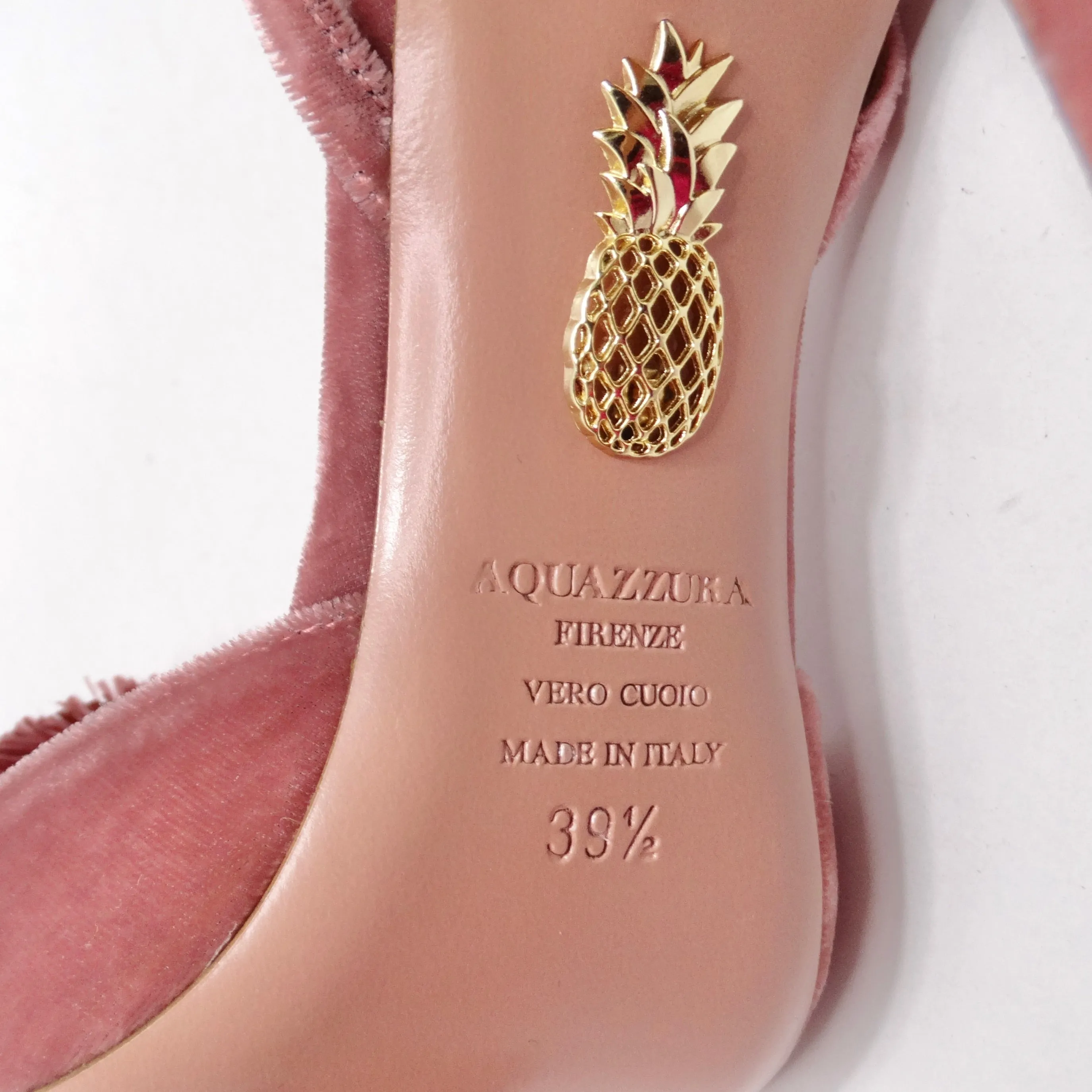 Aquazzura Powder Puff Slingback Heels