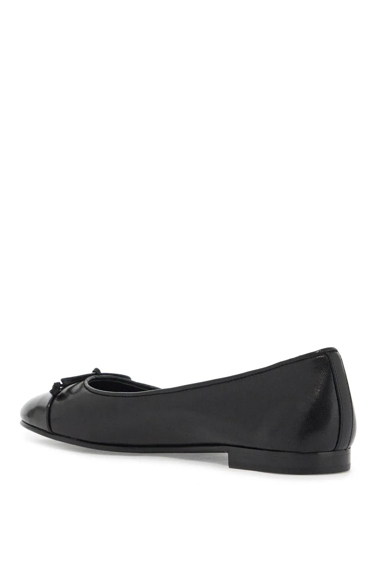 ballet flats with patent pointed toe