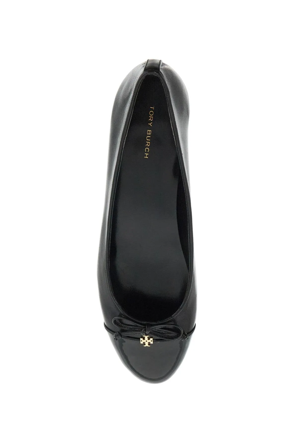 ballet flats with patent pointed toe