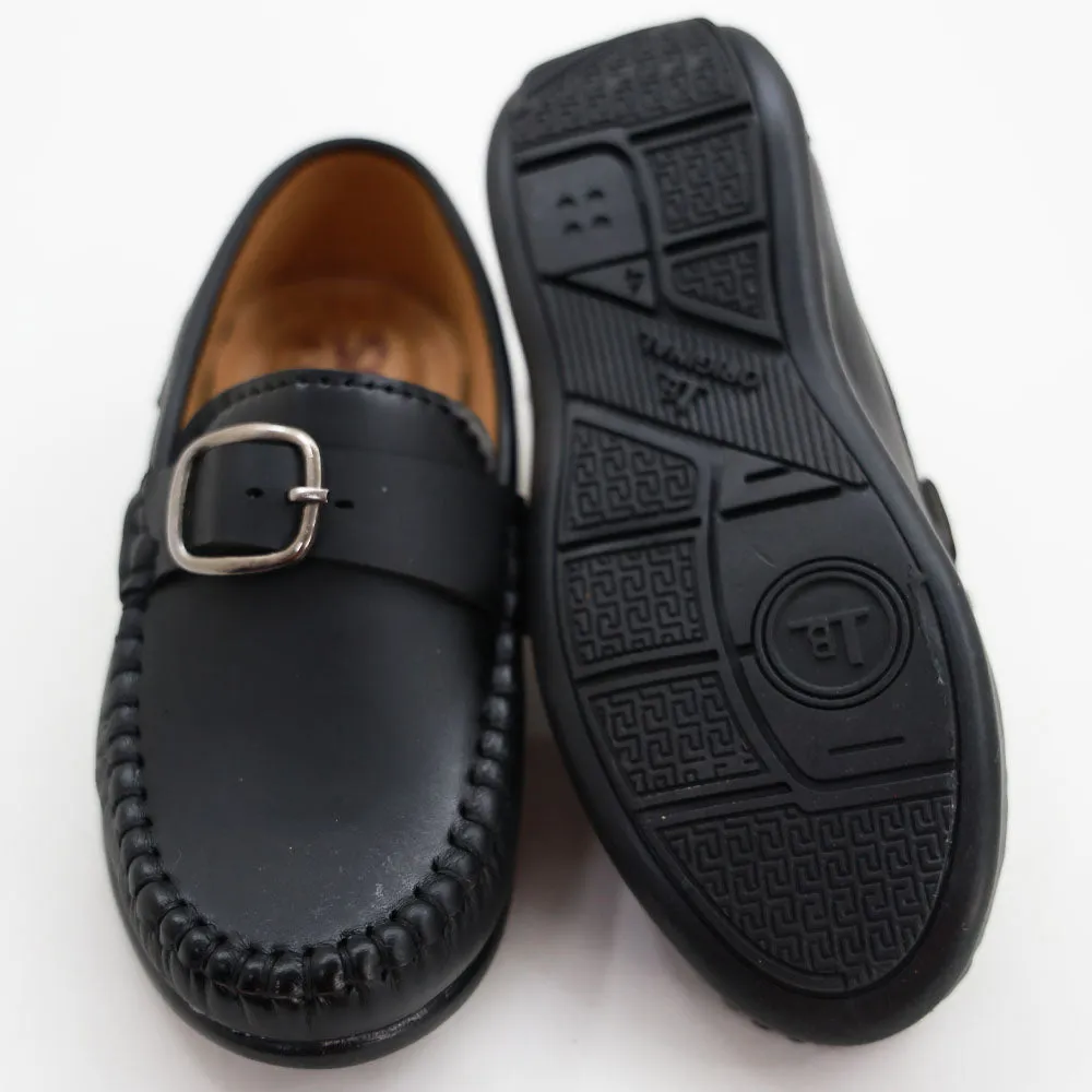 Blue & Black Slip On Loafers