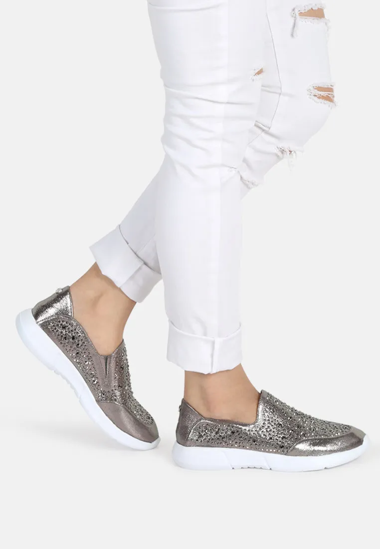 Chrissy Active - Slip-On Studded Sneakers