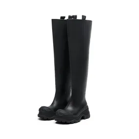 Extra Long Thick Boots Knee High Boots