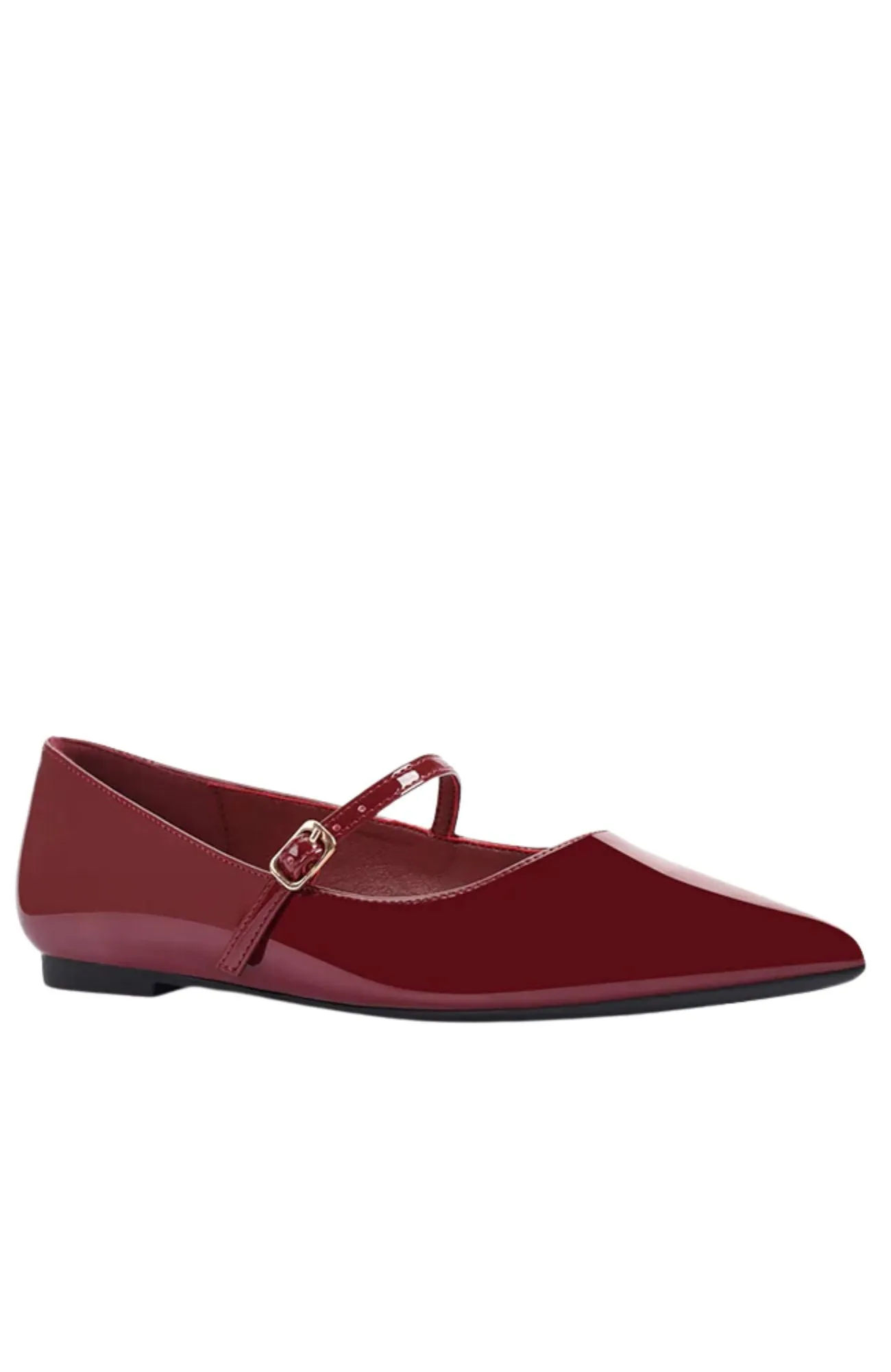 Iguana Mary Jane Flats Wine Patent