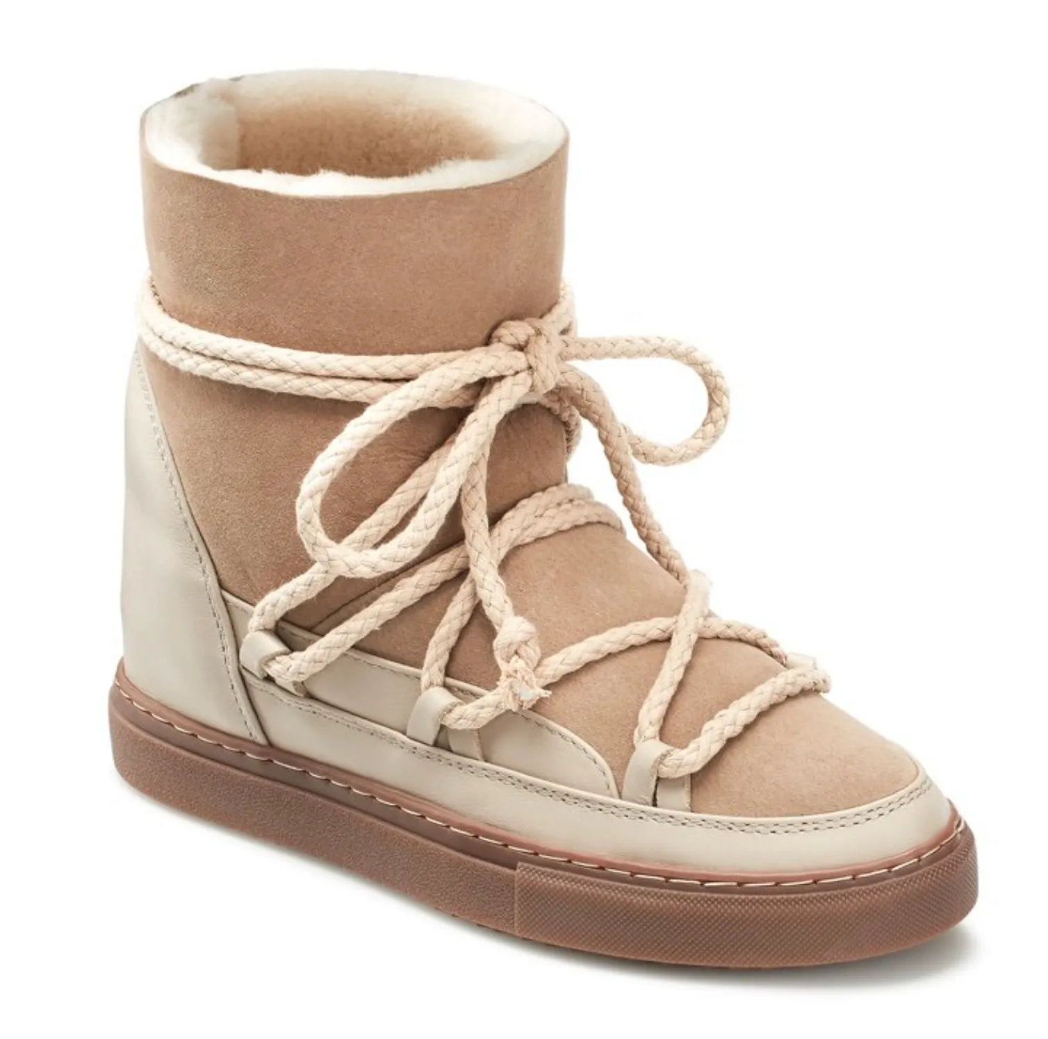 INUIKII Sneaker Classic WEDGE Beige Boots