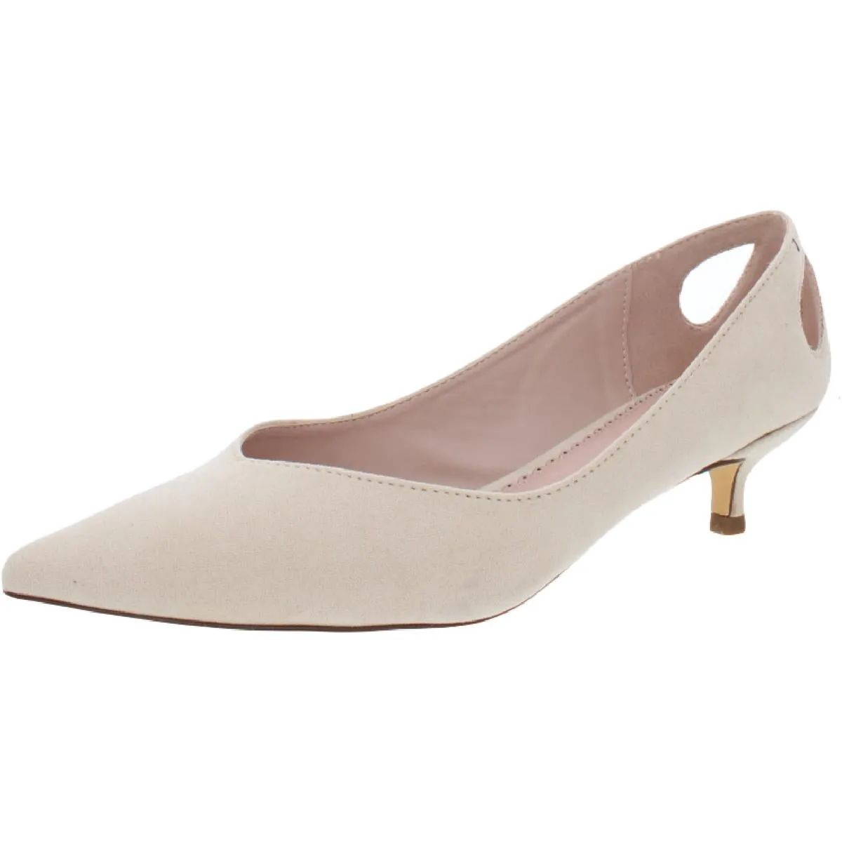 Journee Collection Womens Devon Cut-Out Slip On Pointed Toe Flats