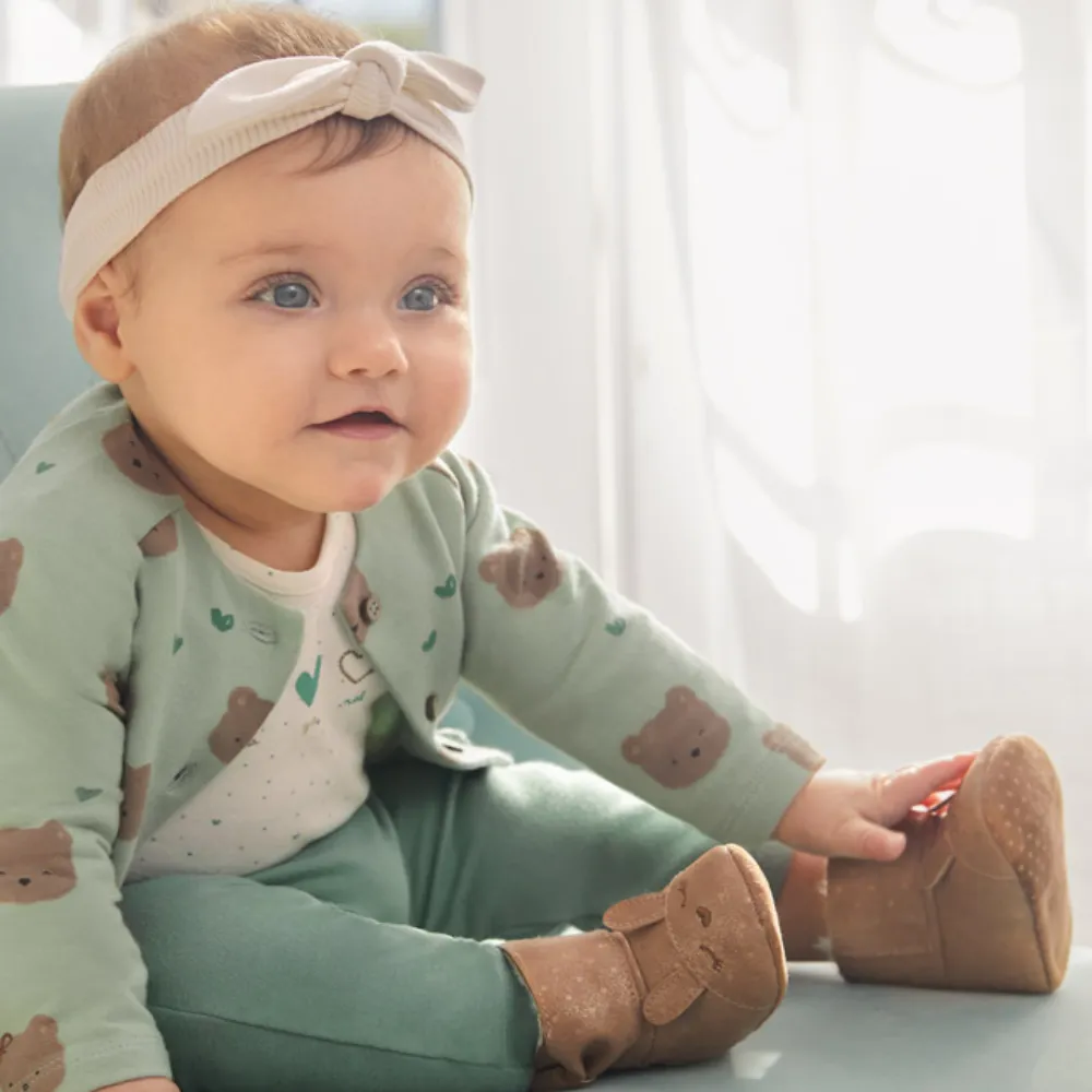 Mayoral Girls Beige Faux Fur Boots