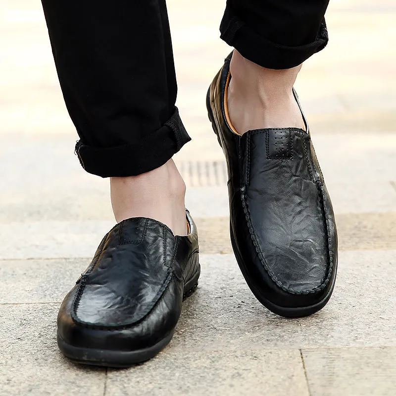 Men Fashion Casual Leather Loafers