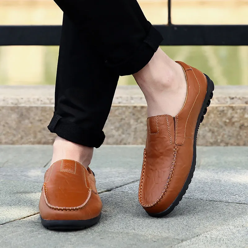 Men Fashion Casual Leather Loafers