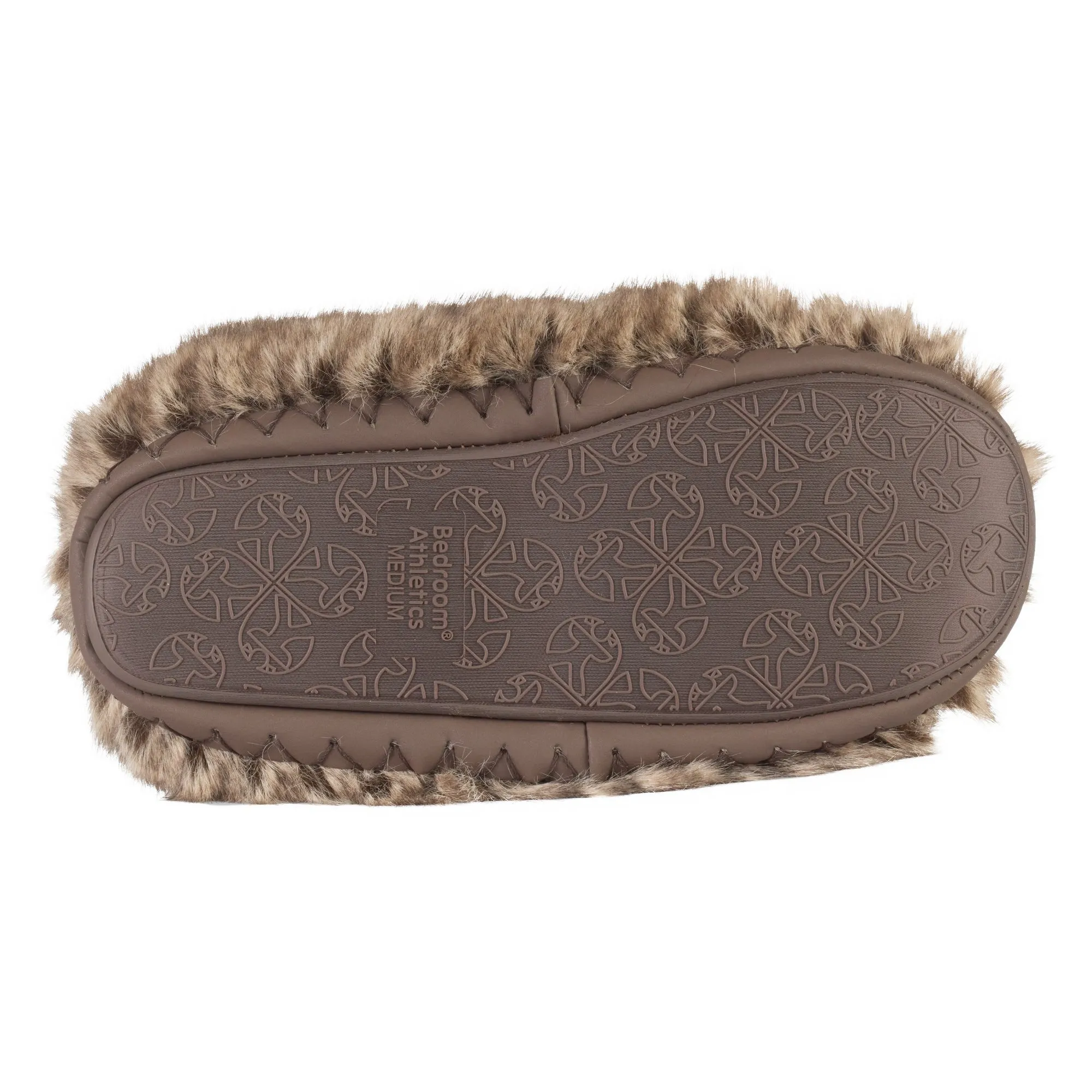 Monroe - Classic Faux Fur Slipper Boot - Taupe / Deep Taupe