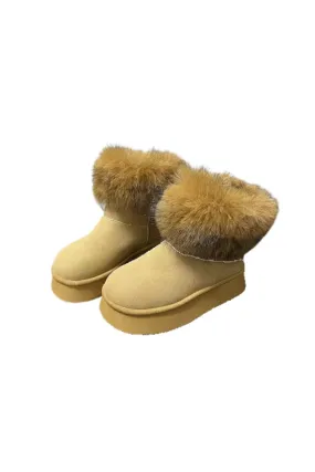 ‘Olivia ’ Faux Fur & Thick Sole Snow Boots