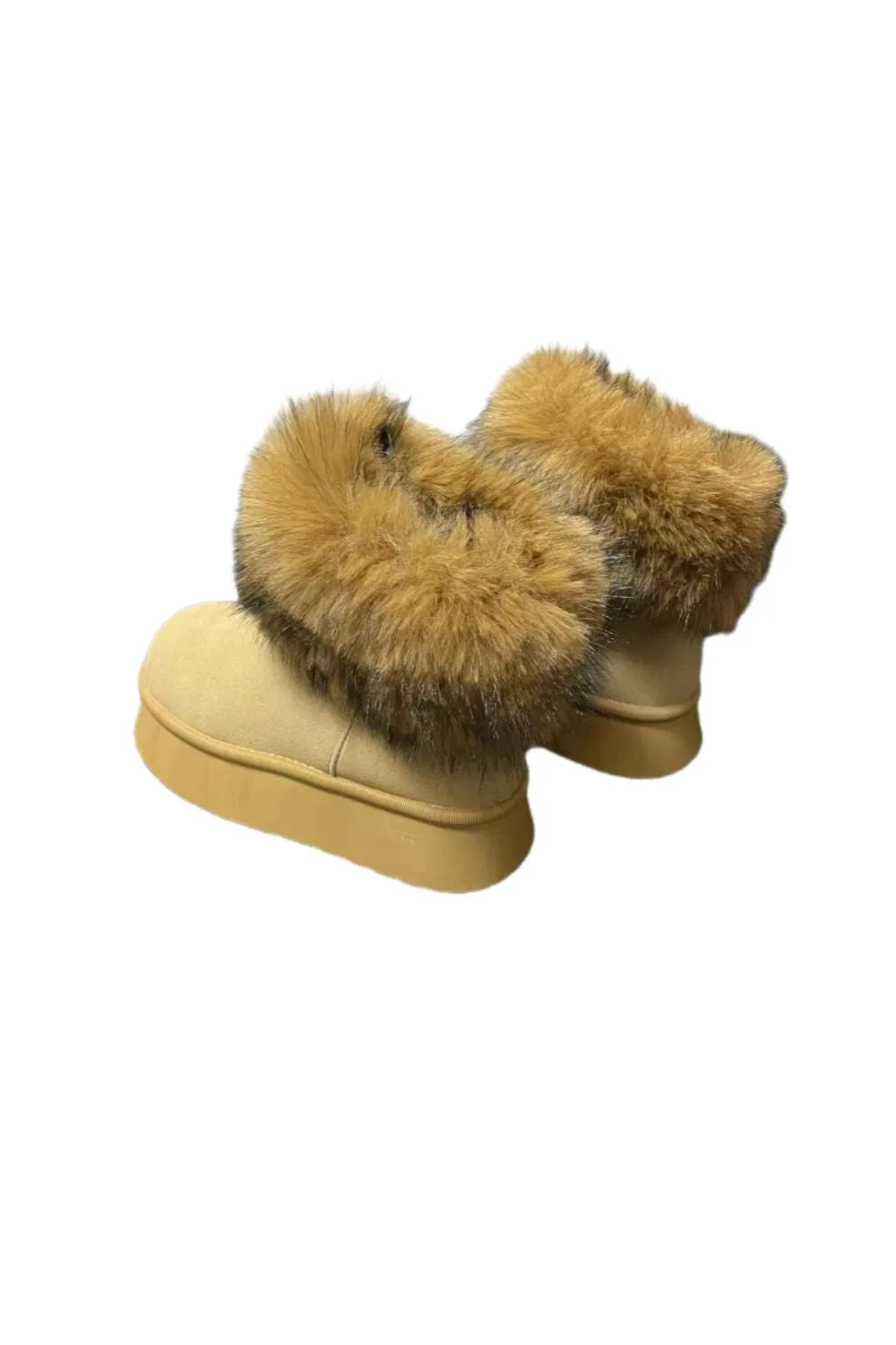 ‘Olivia ’ Faux Fur & Thick Sole Snow Boots