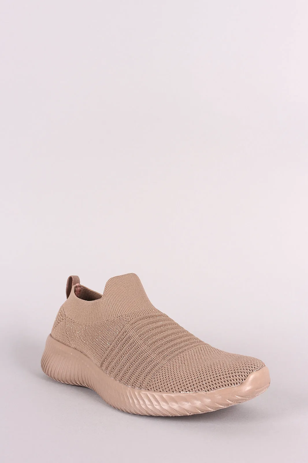 Qupid Knit Slip-On Sneaker