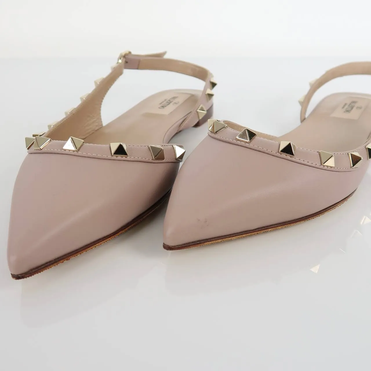 Rockstud Pointed Mules