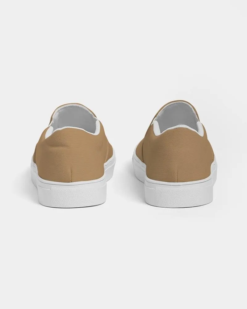 Shaded Pastel Orange Slip-On Canvas Sneakers | Women's | C0M30Y60K30