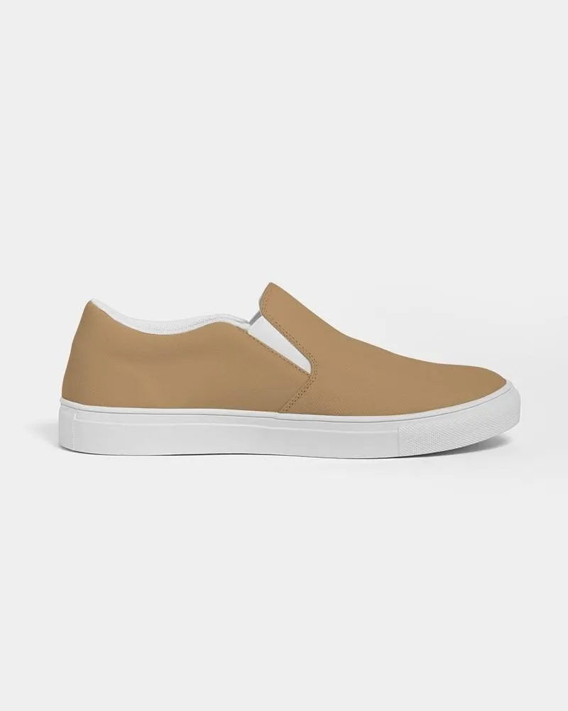 Shaded Pastel Orange Slip-On Canvas Sneakers | Women's | C0M30Y60K30