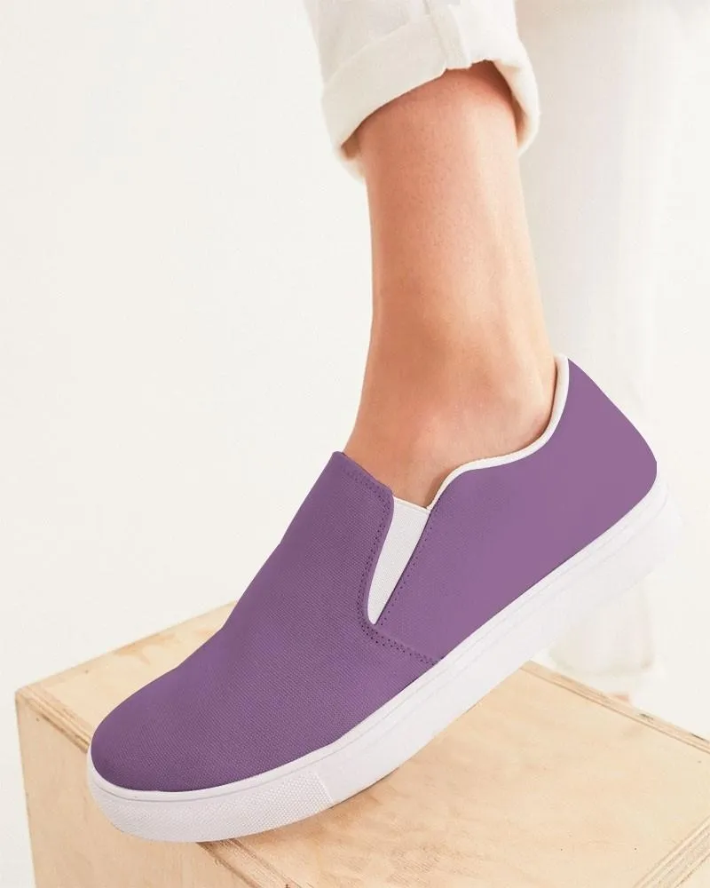 Shaded Pastel Purple Slip-On Canvas Sneakers | Women's | C30M60Y0K30