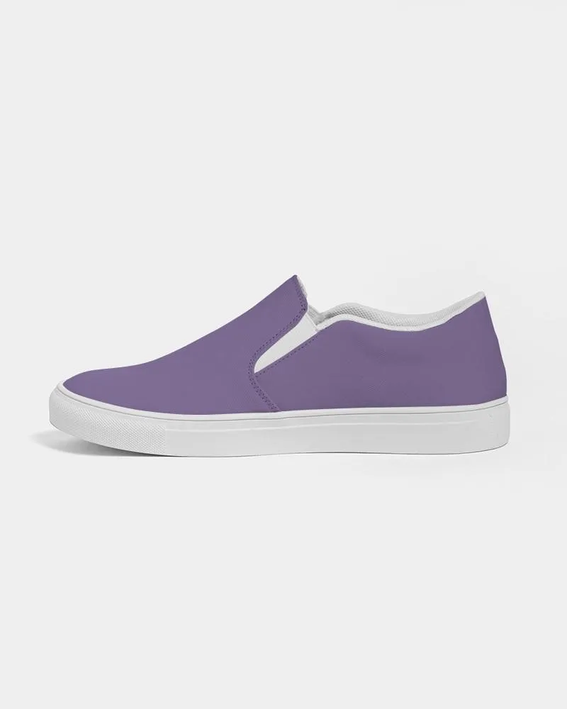 Shaded Pastel Violet Slip-On Canvas Sneakers | Women's | C45M60Y0K30