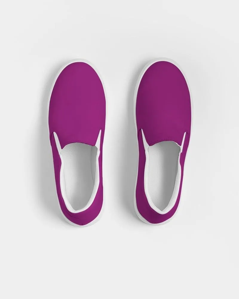 Shaded Purple Slip-On Canvas Sneakers | Women's | C25M100Y0K30