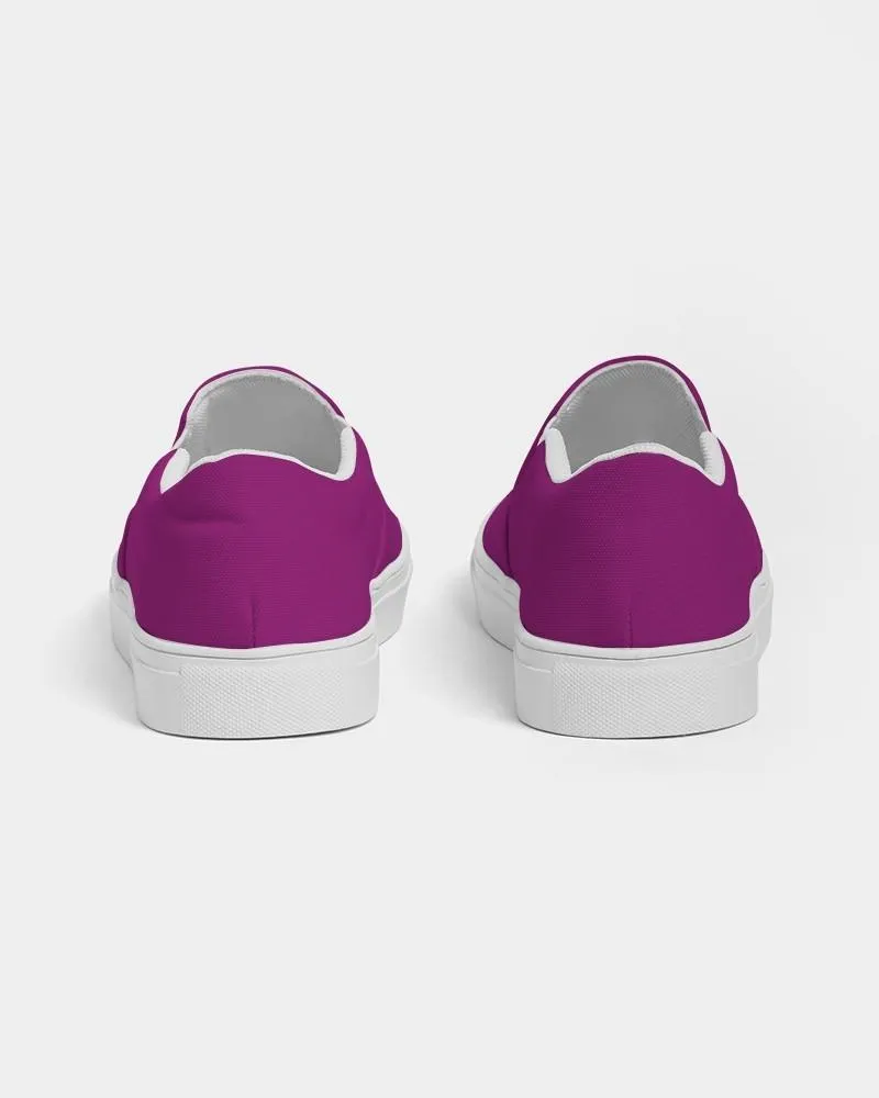 Shaded Purple Slip-On Canvas Sneakers | Women's | C25M100Y0K30