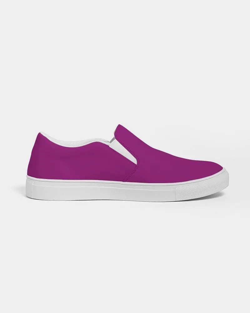 Shaded Purple Slip-On Canvas Sneakers | Women's | C25M100Y0K30