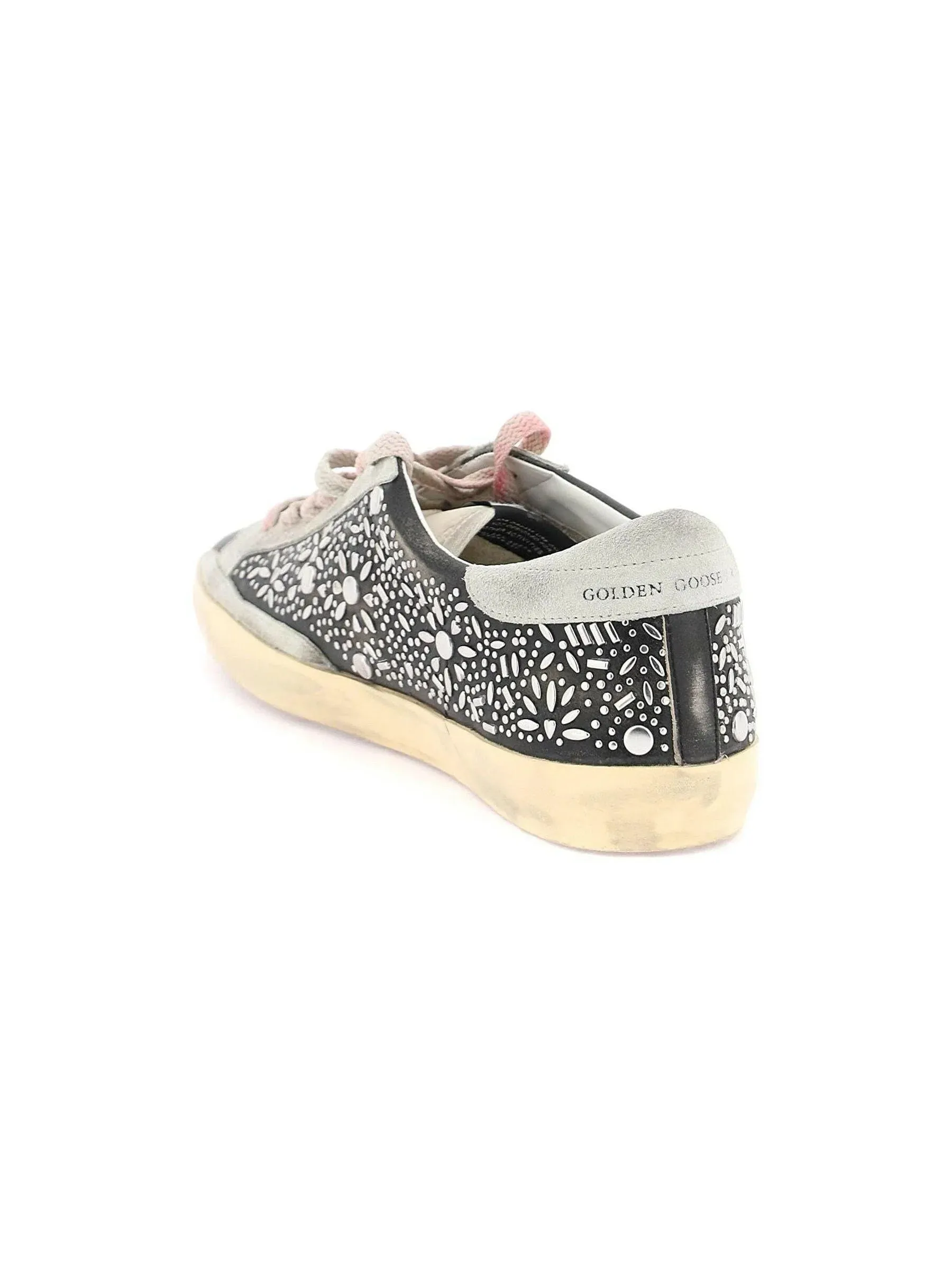 Super-Star Studded Glitter Sneakers