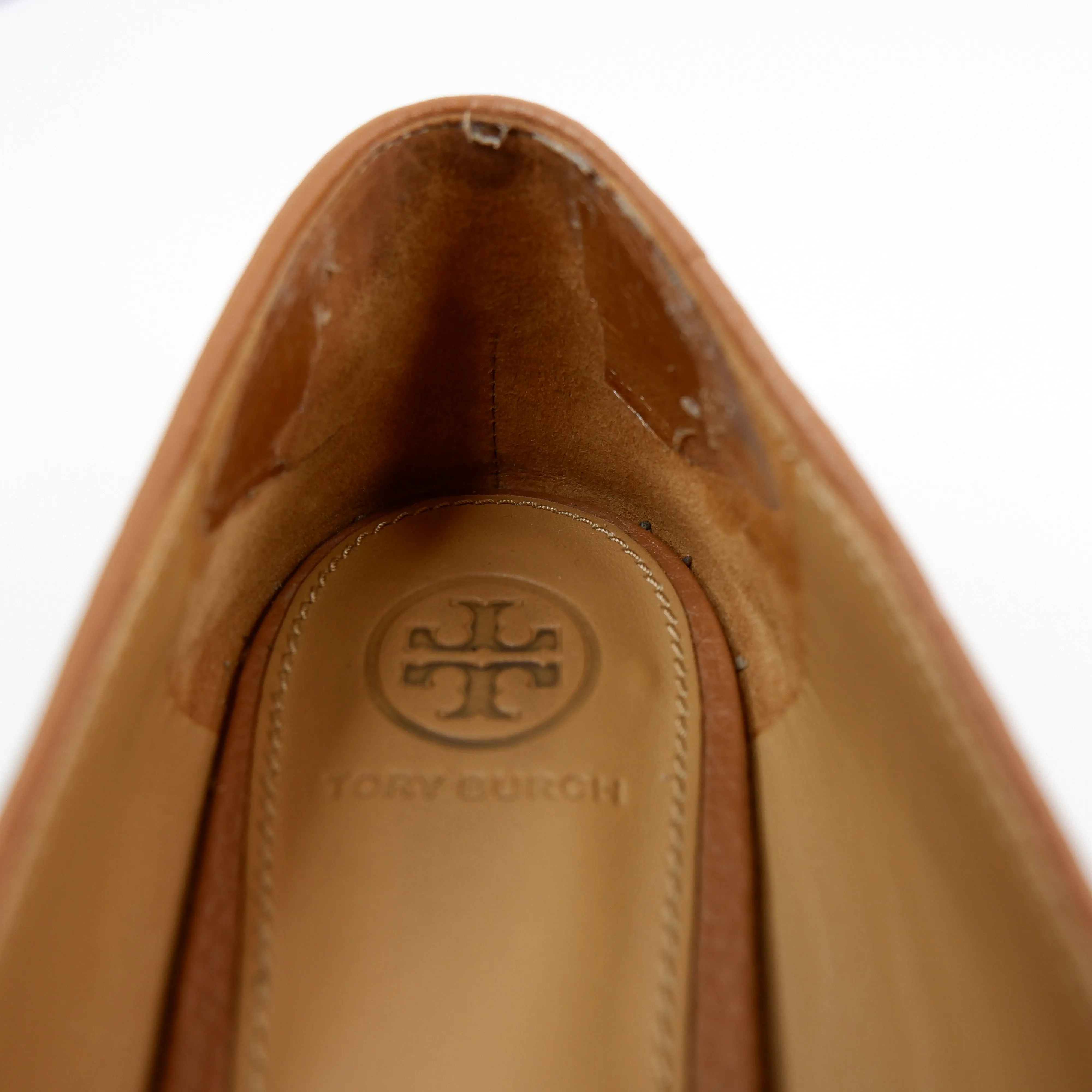 Tory Burch Ballet Flats Brown 7.5/38