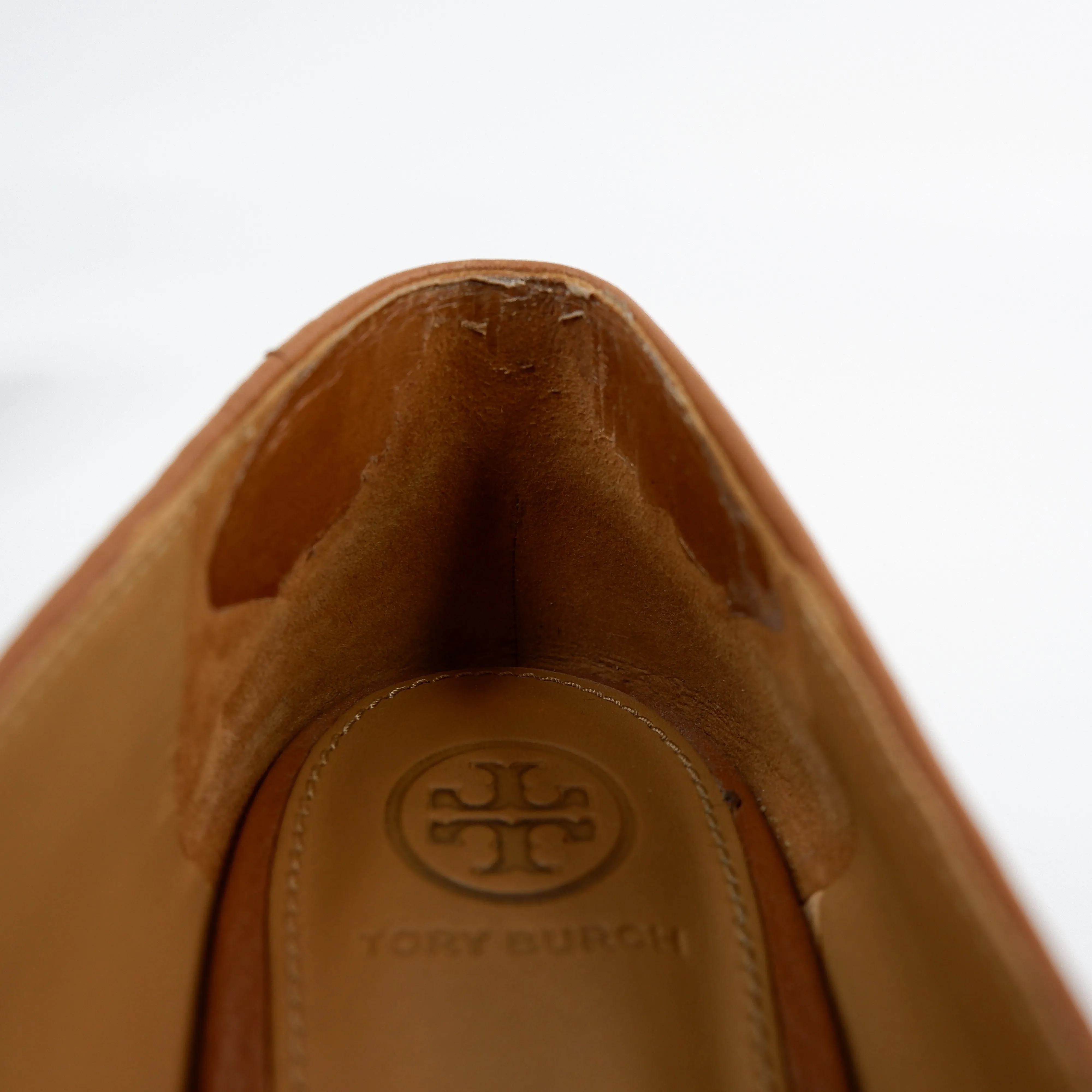 Tory Burch Ballet Flats Brown 7.5/38