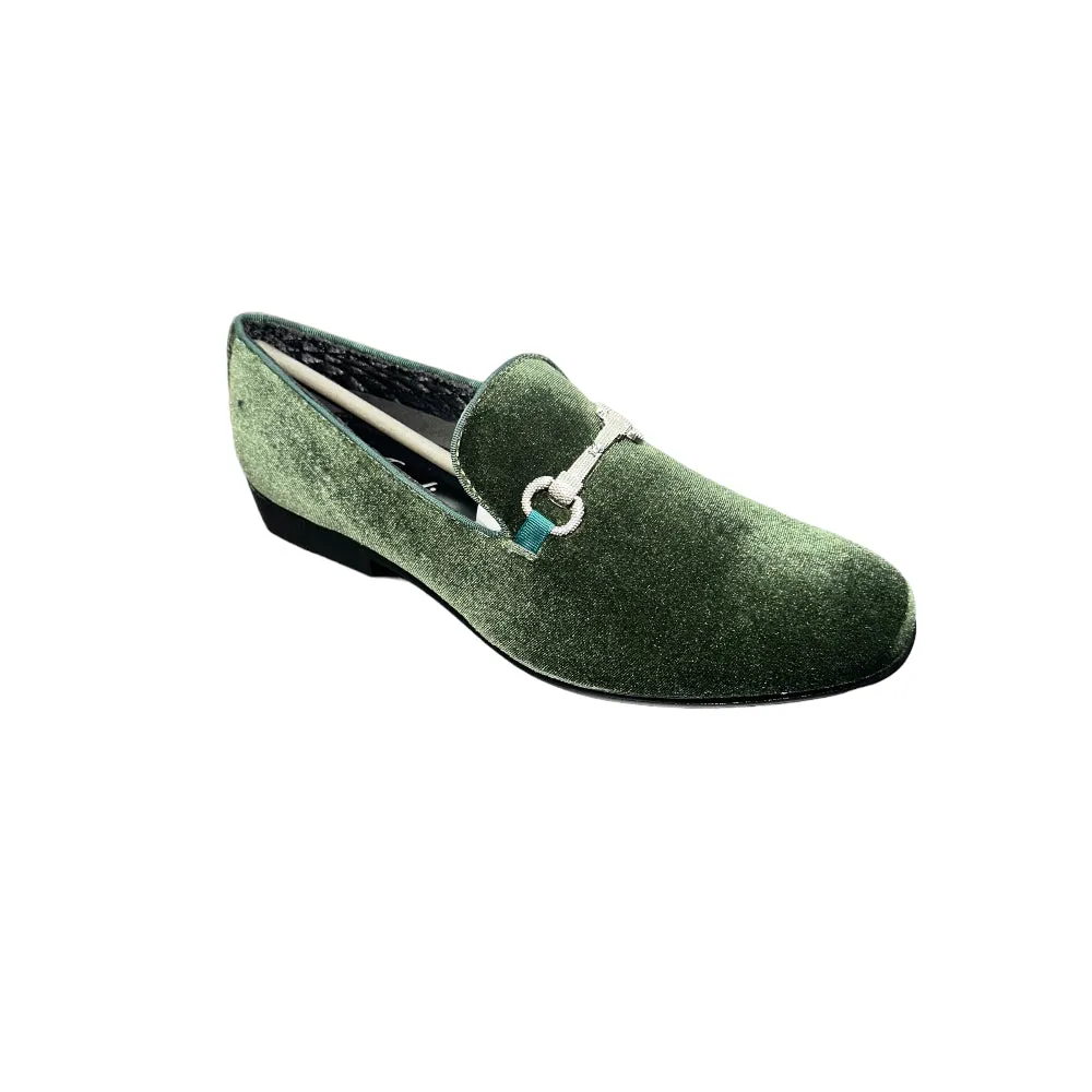 Velvet Loafer W/ Buckle | Harrison